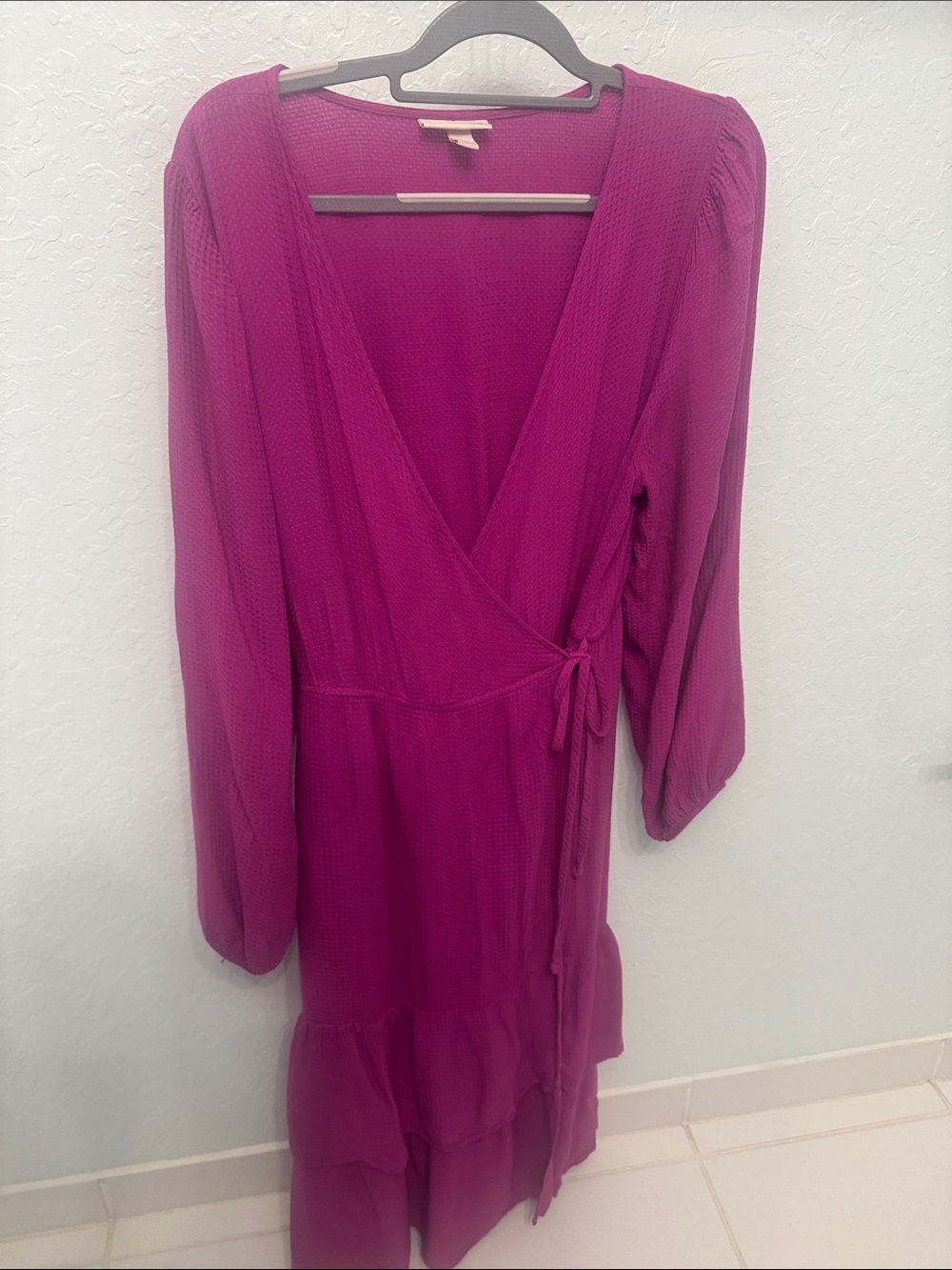 Knox Rose Magenta Wrap Tank Dress